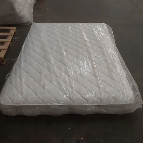 QUALITY BAGGED DOUBLE 135cm AIRSPRUNG LUXURY QUILTED MEDIUM MATTRESS