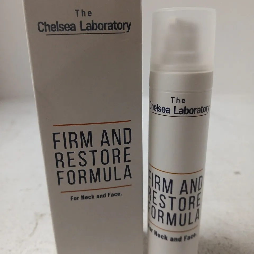 BOXED THE CHELSEA LABORATORY FIRM AND RESTORE FORMULA 50ML 