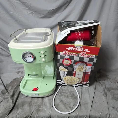 CAGE OF APPROXIMATELY 14 ASSORTED HOUSEHOLD ITEMS TO INCLUDE POPCORN POPPER, COFFEE MAKER ETC