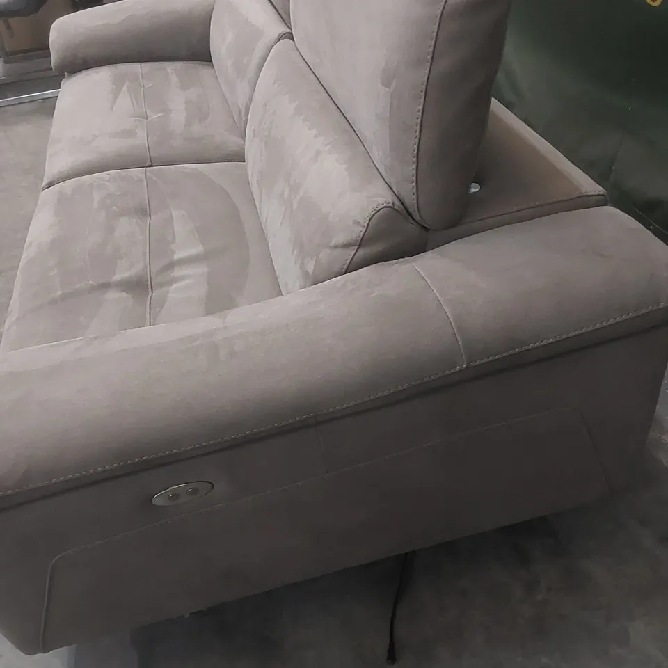 QUALITY DESIGNER ITALIAN MADE MARTINE 3 SEATER ELECTRIC RECLINER SOFA 