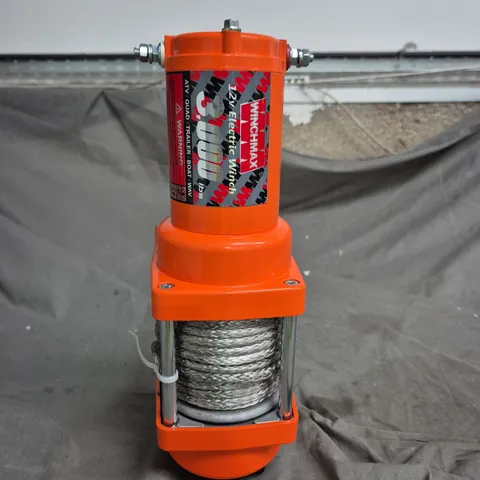 WINCHMAX 12V ELECTRIC WINCH WITH STEEL CABLE – ORANGE