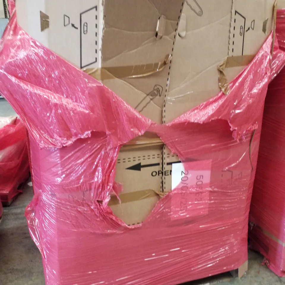 PALLET CONTAINING ASSORTED PRODUCTS INCLUDING BABY SWING, GRILL ROTISSERIE KIT, RETRACTABLE SAFETY GATE & BABY SEAT