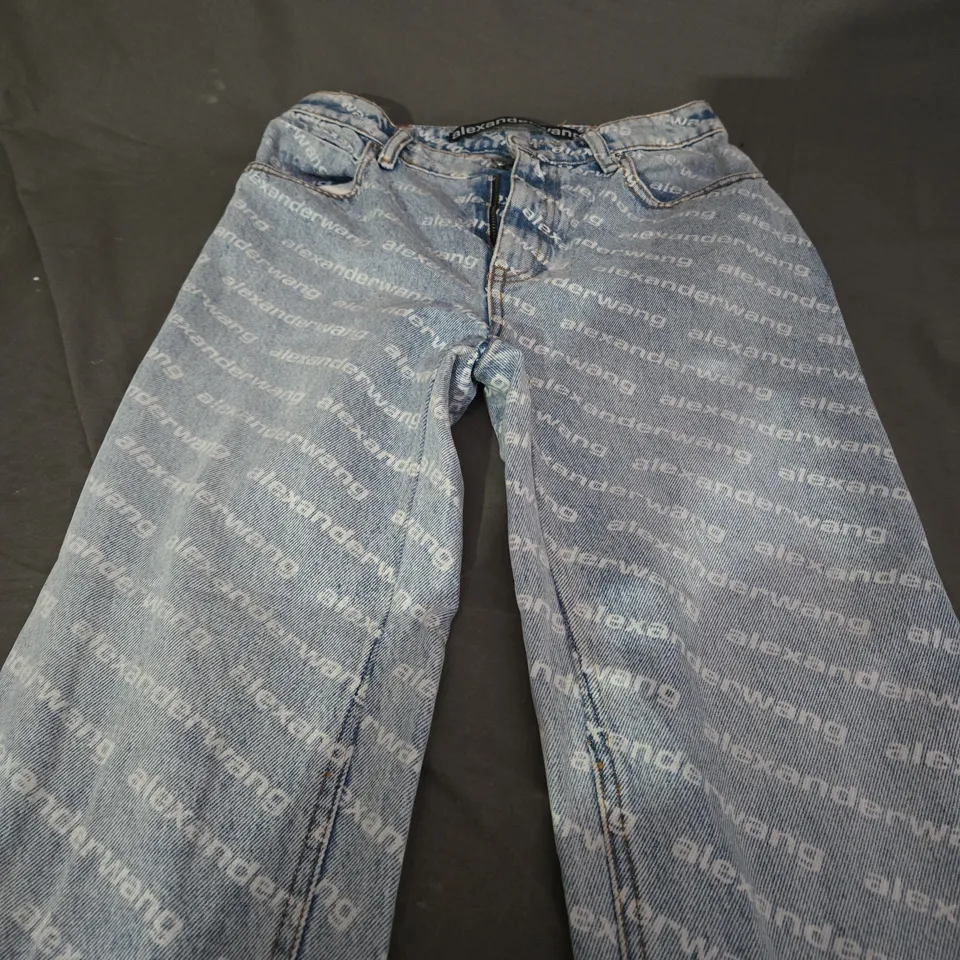 ALEXANDERWANG LIGHR DENIM BLUE JEANS - SIZE 30