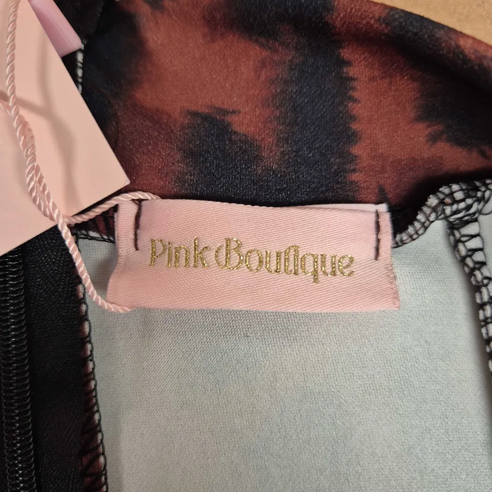 PINK BOUTIQUE BROWN LEOPARD PRINT STRAIGHT TROUSERS – WOMEN'S