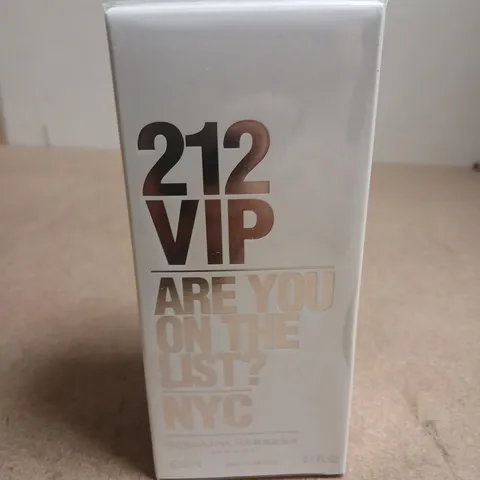 BOXED AND SEALED 212 VIP ARE YOU ON THE LIST? NYC CAROLINA HERRERA EAU DE PARFUM 80ML