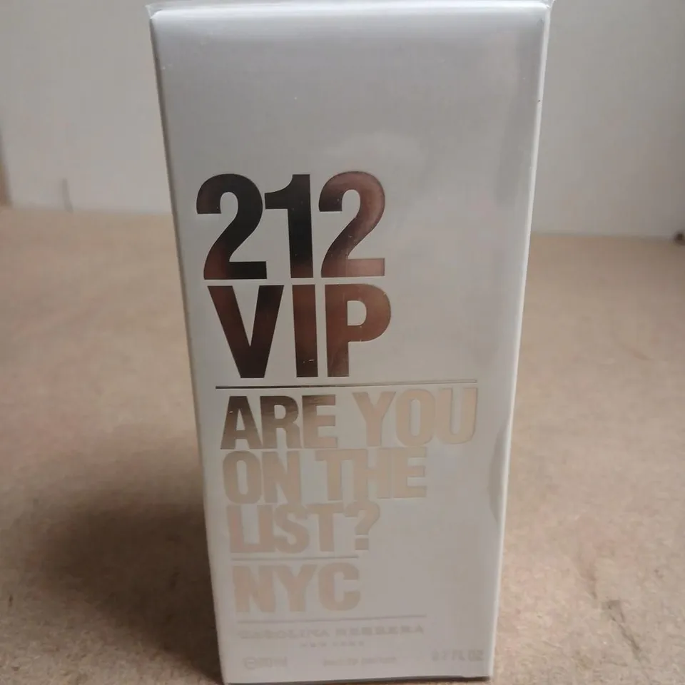 BOXED AND SEALED 212 VIP ARE YOU ON THE LIST? NYC CAROLINA HERRERA EAU DE PARFUM 80ML