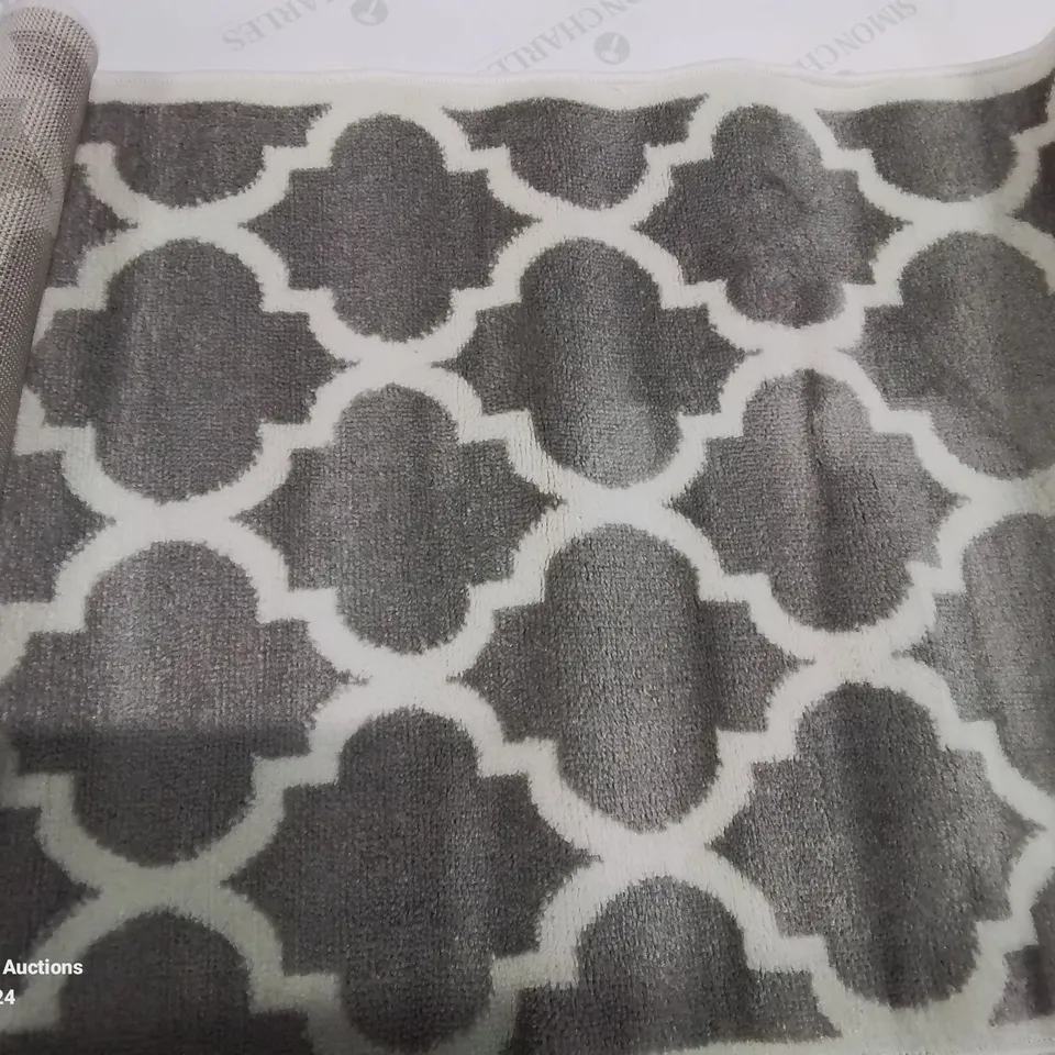 BRAND NEW BAGGED PACO HOME SIN66 SINAI RUG IN GREY - 60 x 100cm