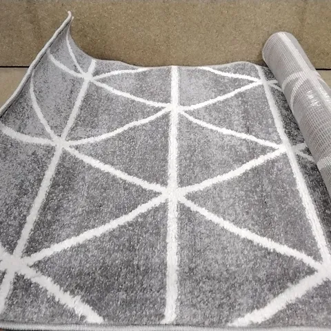 BRAND NEW PACO HOME GREY STELLA SV RUG SIZE 70CM X 140CM