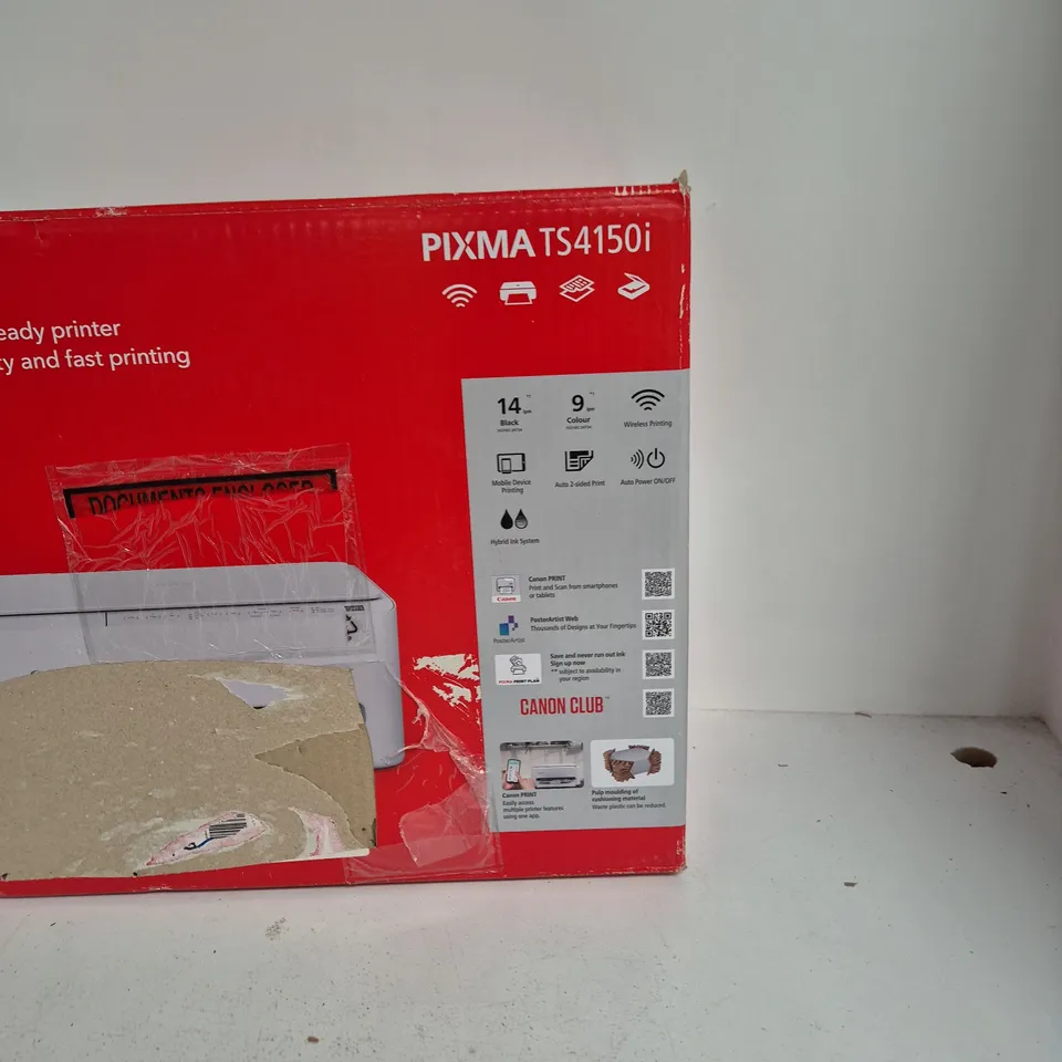 CANON PIXMA TS4150I PRINTER – SMARTPHONE READY – BOXED
