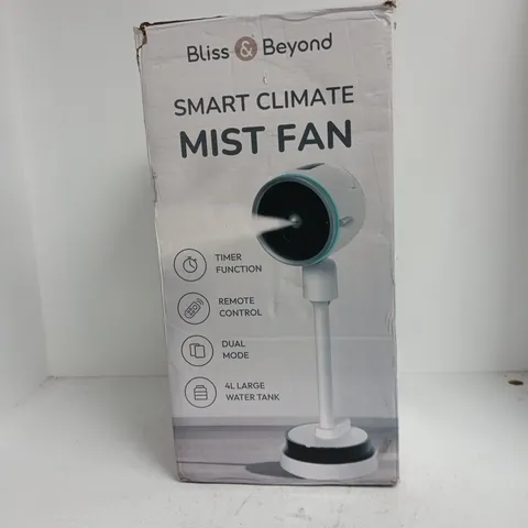BLISS & BEYOND SMART CLIMATE MIST FAN – BOXED
