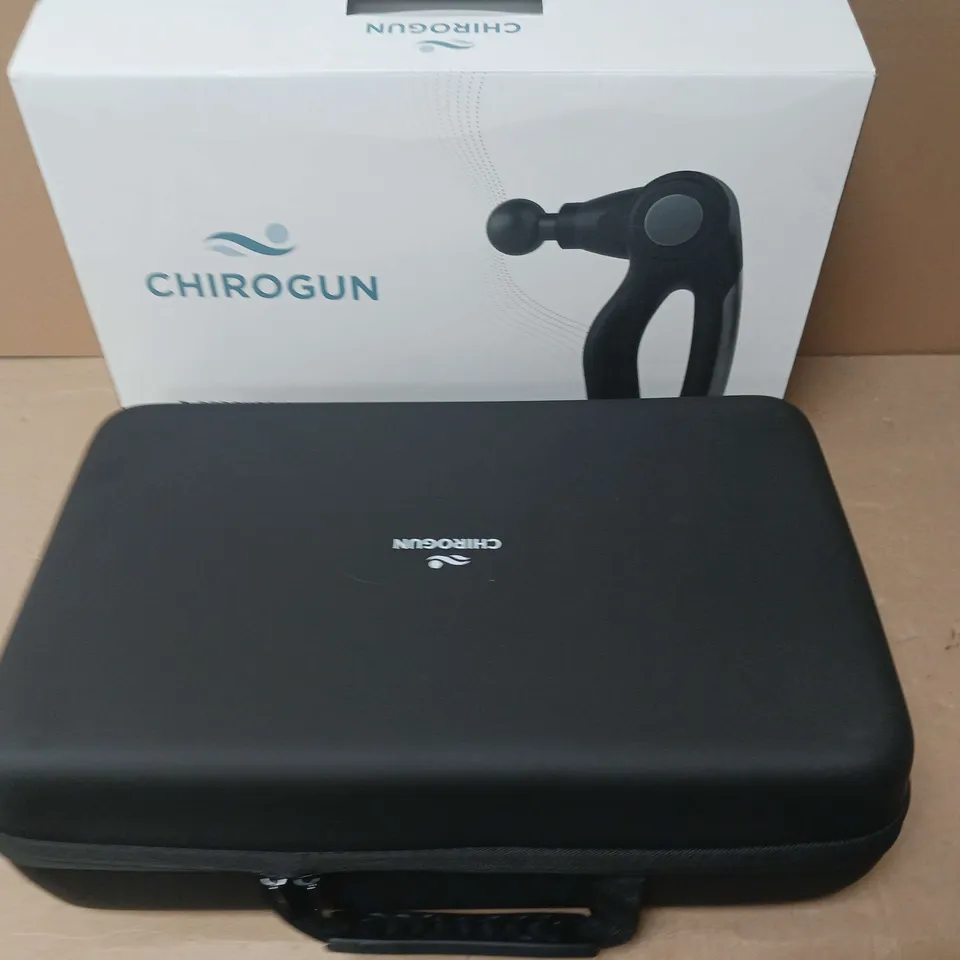 BOXED CHIROGUN PERCUSSION MASSAGE GUN