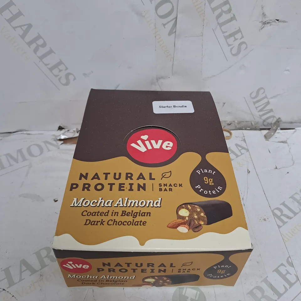 VIVE NATURAL PROTEIN SNACK BAR 12X49G