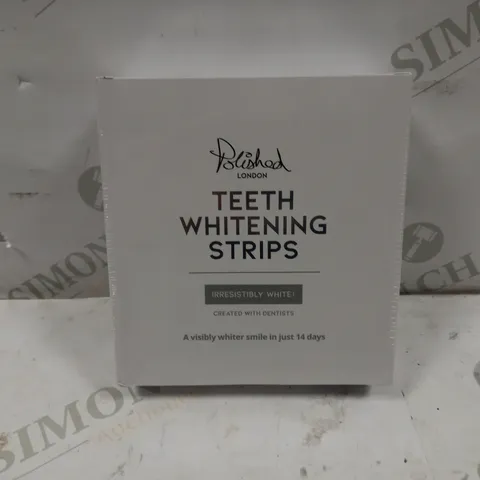 SEALED POLISHED LONDON TEETH WHITENING STRIPS