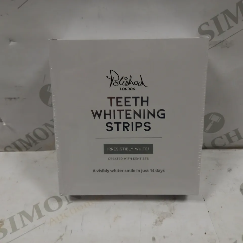 SEALED POLISHED LONDON TEETH WHITENING STRIPS