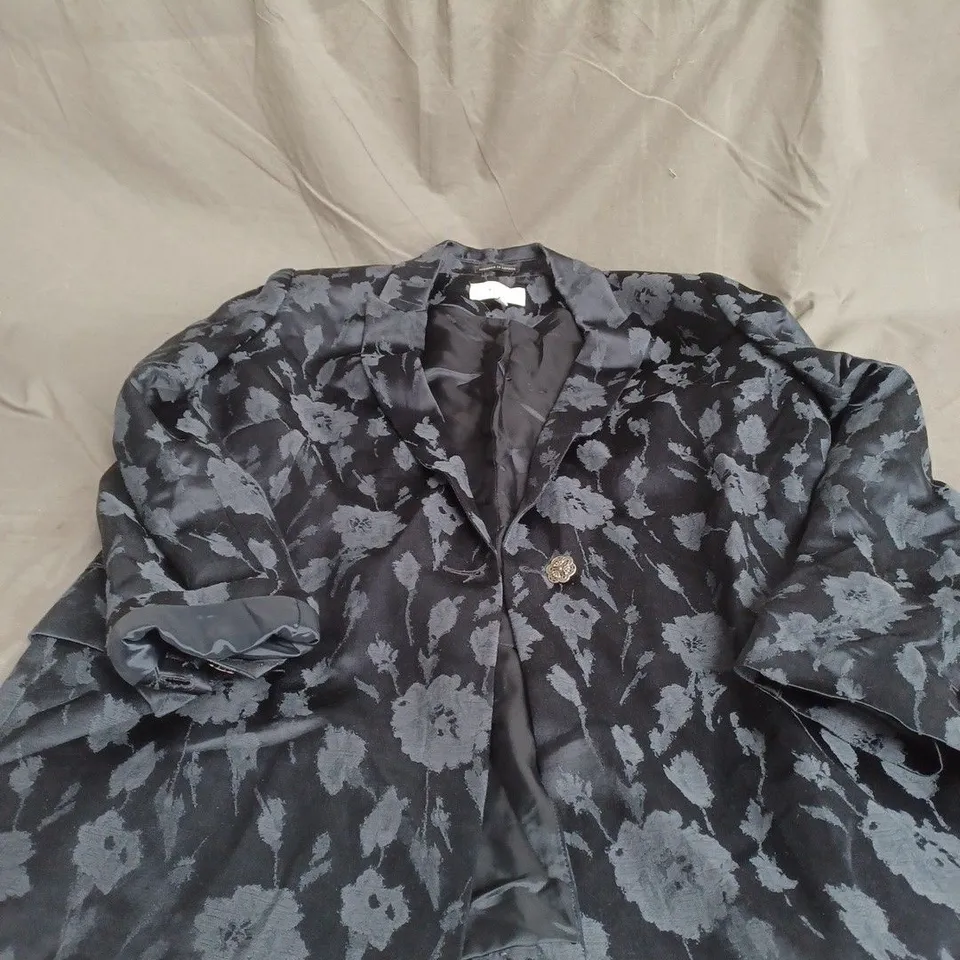 REISS FLOWER DESIGN SUIT JACKET SIZE 16