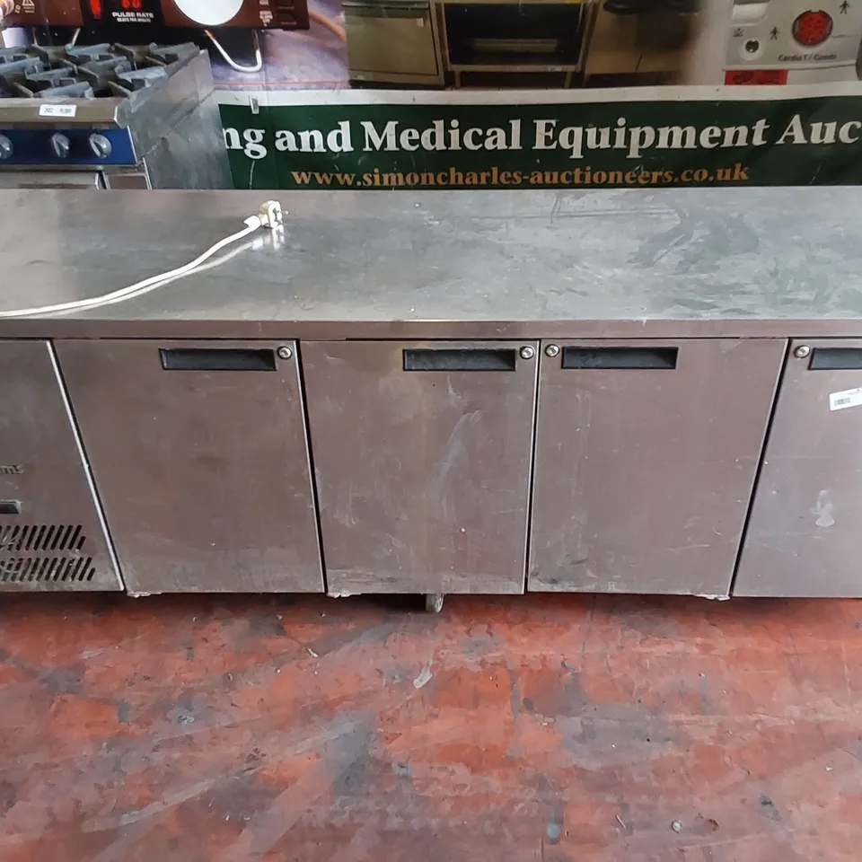 WILLIAMS LARGE COMMERCIAL STAINLRSS STEEL REFRIGERATED FOOD PREP STATION 