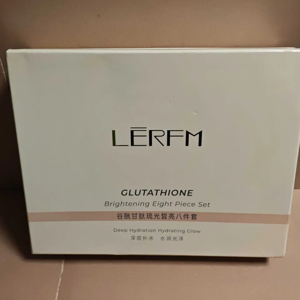 LERFM GLUTATHIONE BRIGHTENING EIGHT-PIECE SKINCARE SET