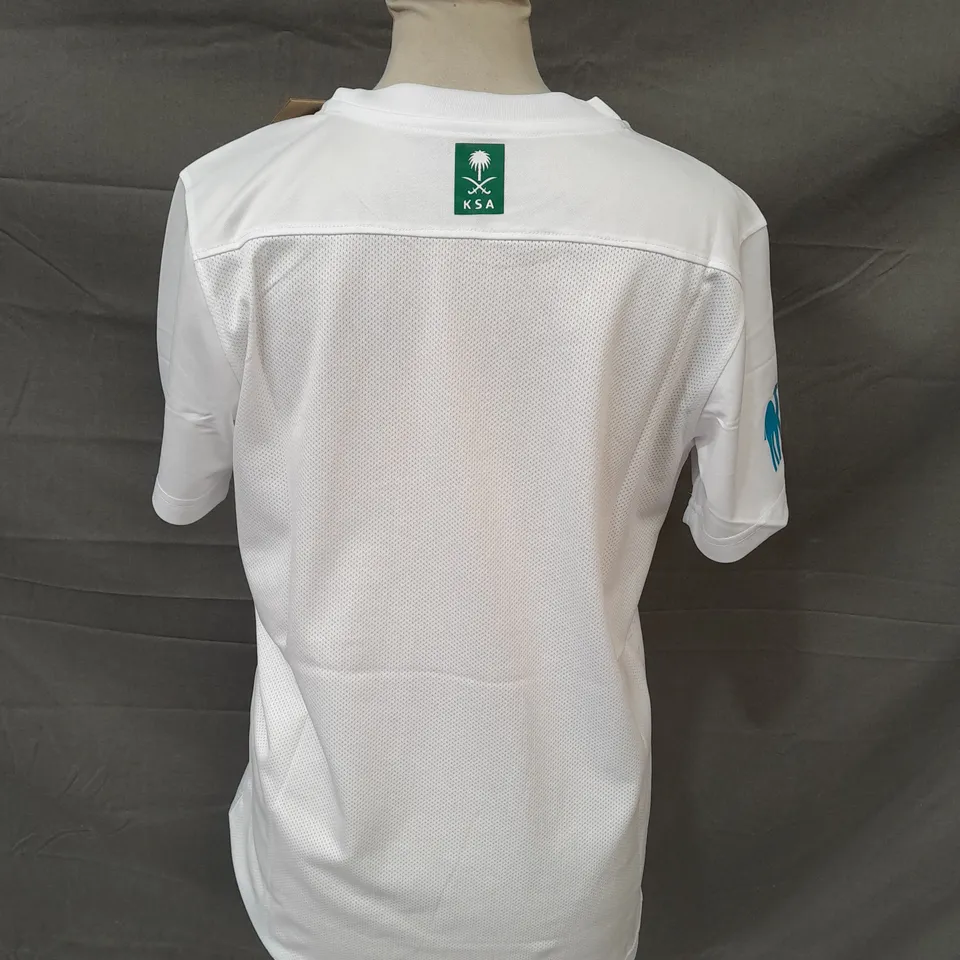 NIKE AL NASSR FOOTBALL CLUB SHIRT IN WHITE  - SMALL