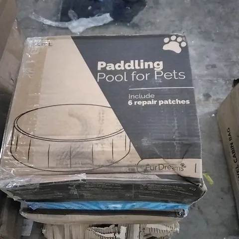 BOXED FURDREAMS PADDLING POOL FOR PETS INCLUDING PATCH REPAIR 