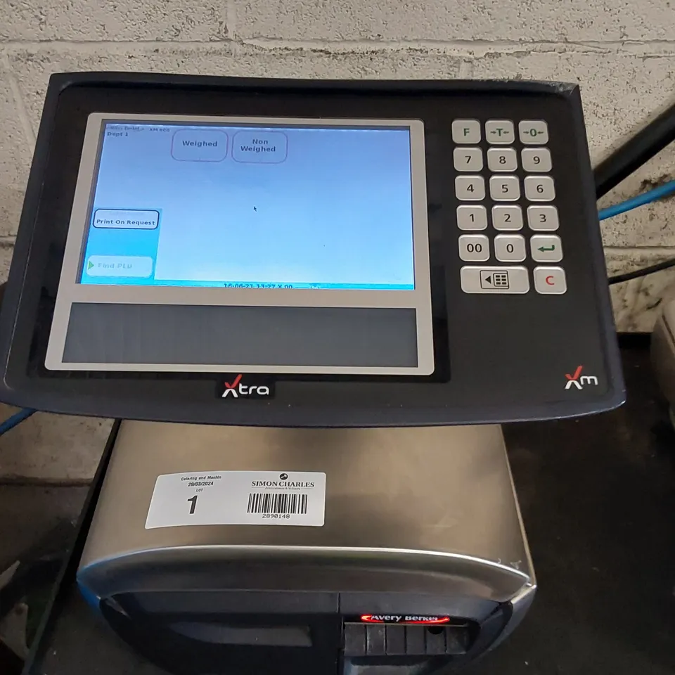 AVERY BERKEL XM600 LABEL AND RECEIPT PRINTING SCALES