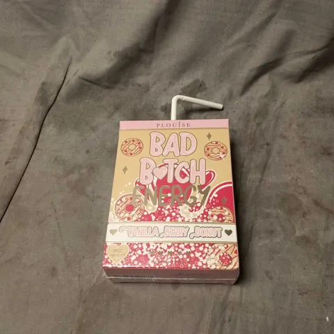 PLOUISE BAD BITCH ENERGY VANILLA BERRY DONUT. 1 X LIP CONDITIONER, 1 X LIP OIL. BOXED SEALED