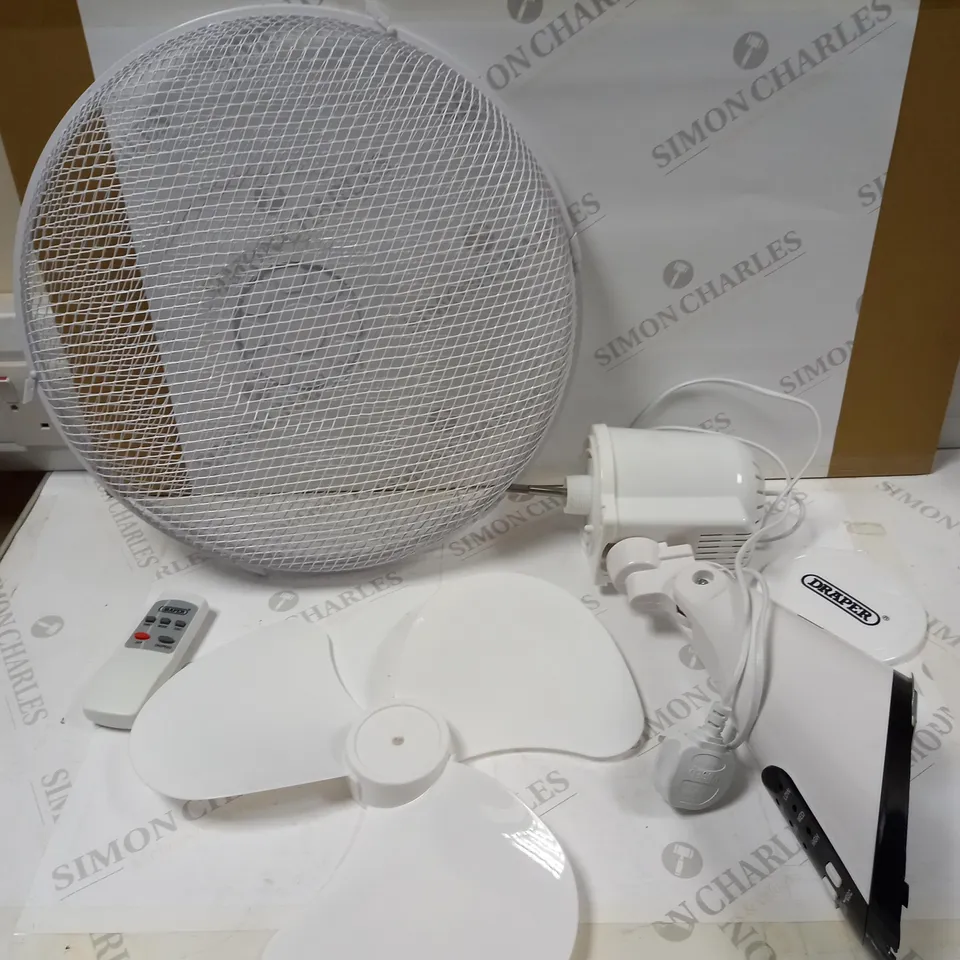 DRAPER 70975 OSCILLATING WALL MOUNTED FAN