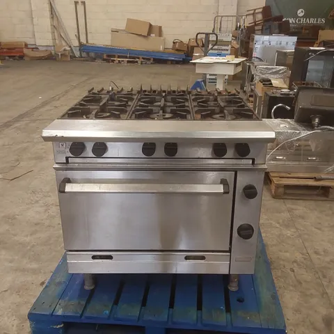 FALCON G1066X CHIEFTAIN SIX BURNER OPEN TOP OVEN RANGE