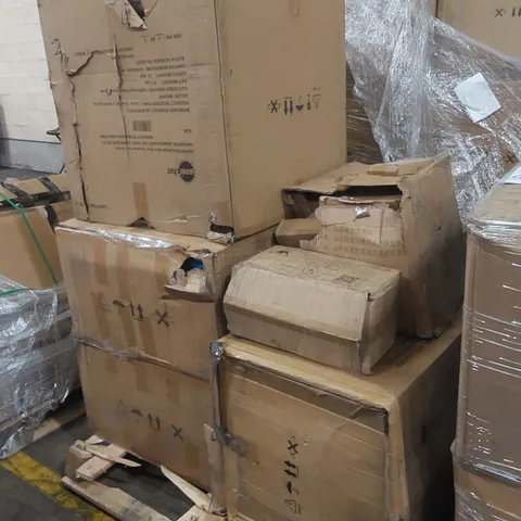 PALLET CONTAINING A LARGE QUANTITY OF ASSORTED GARDEN FURNITURE PARTS 