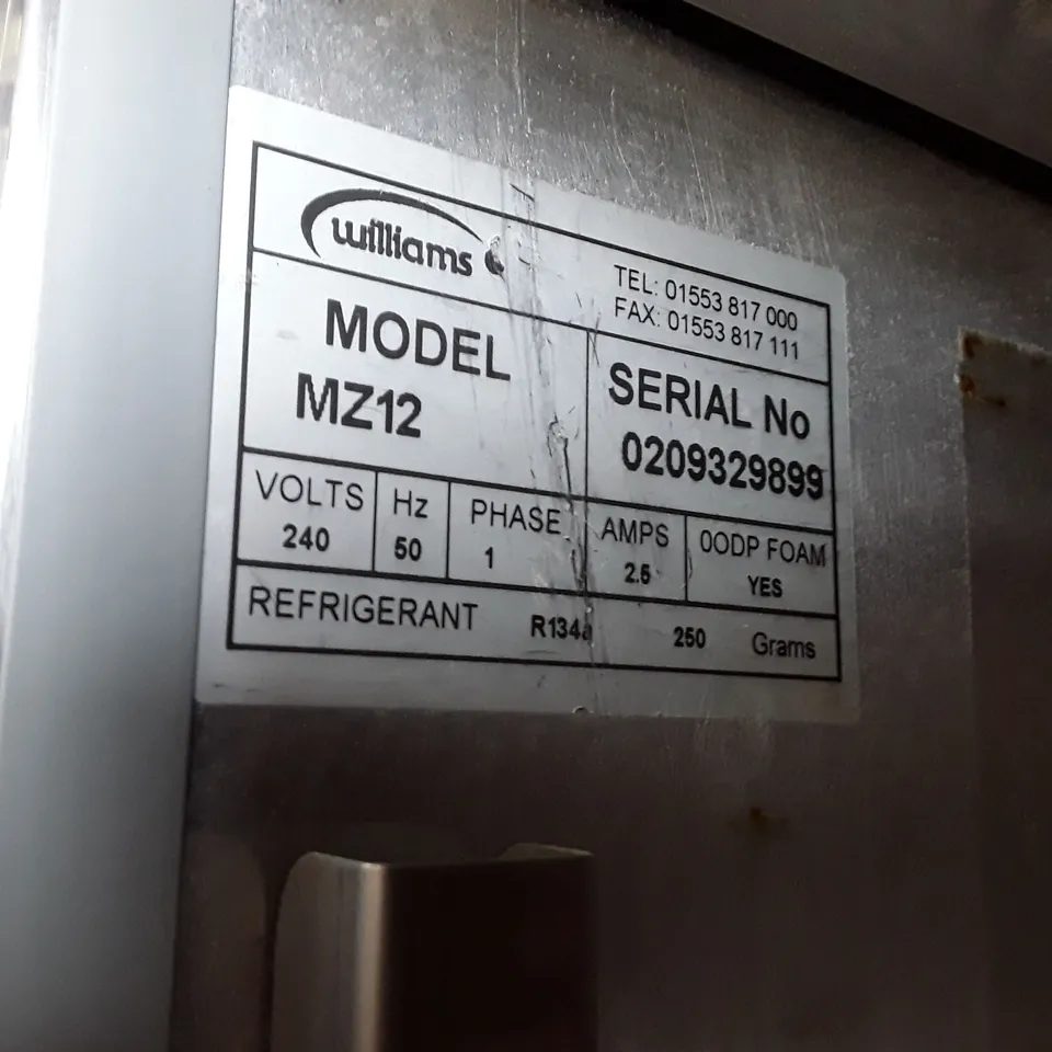 WILLIAMS MZ12 REFRIGERATOR