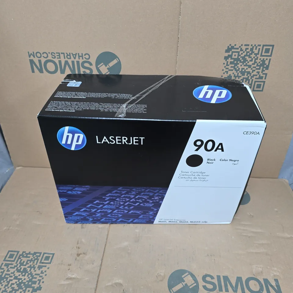 BOXED HP 90A BLACK LASERJET TONER CARTRIDGE