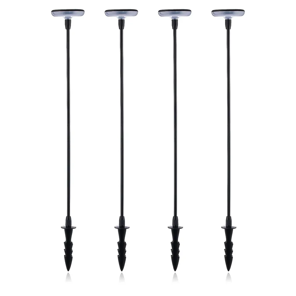 GRUMPY GARDENER SET OF 4 SWAY SOLAR LIGHTS