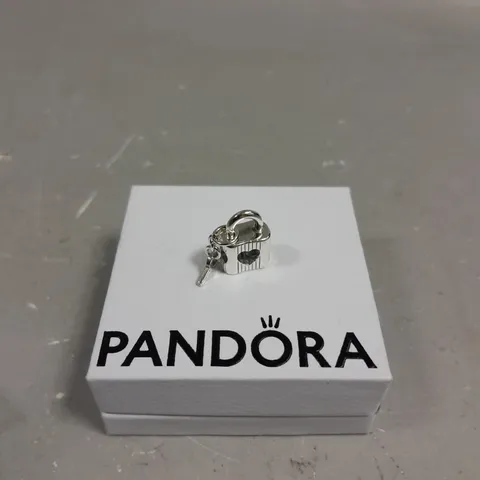 PANDORA PADLOCK & HEART KEY CHARM