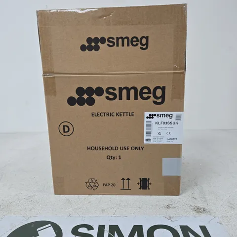 SMEG ELECTRIC KETTLE KLF03SSUK – STAINLESS STEEL