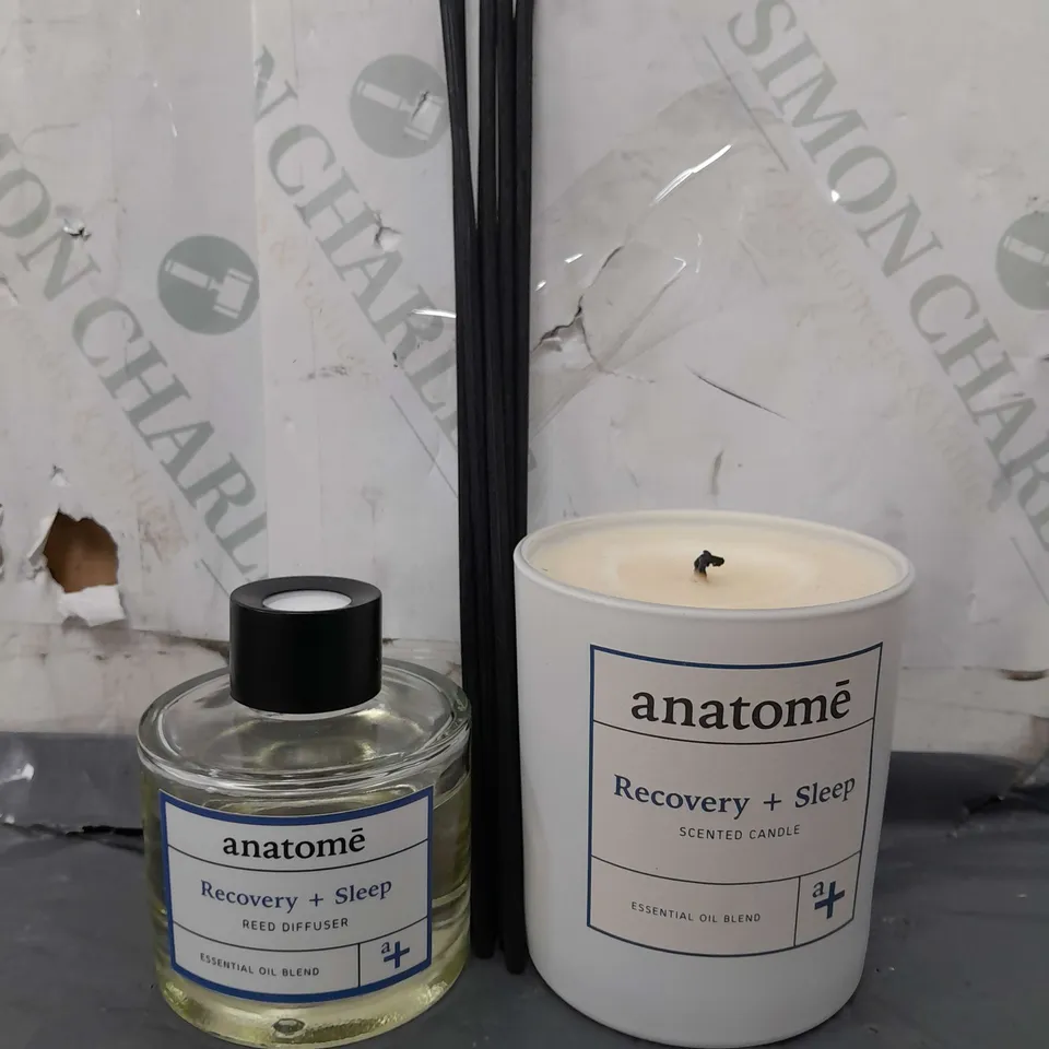 ANATOMÉ SCENTED CANDLE AND INTERIOR REED DIFFUSER DUO