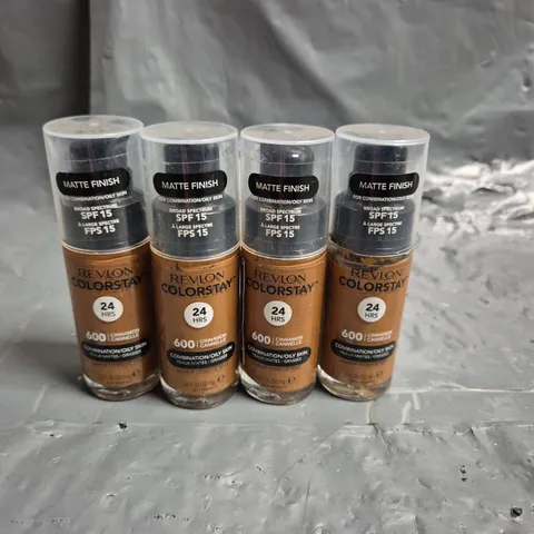 LOT OF APPROXIMATELY 41 REVLON COLOURSTAY 30ML MAKE UP ITEMS 