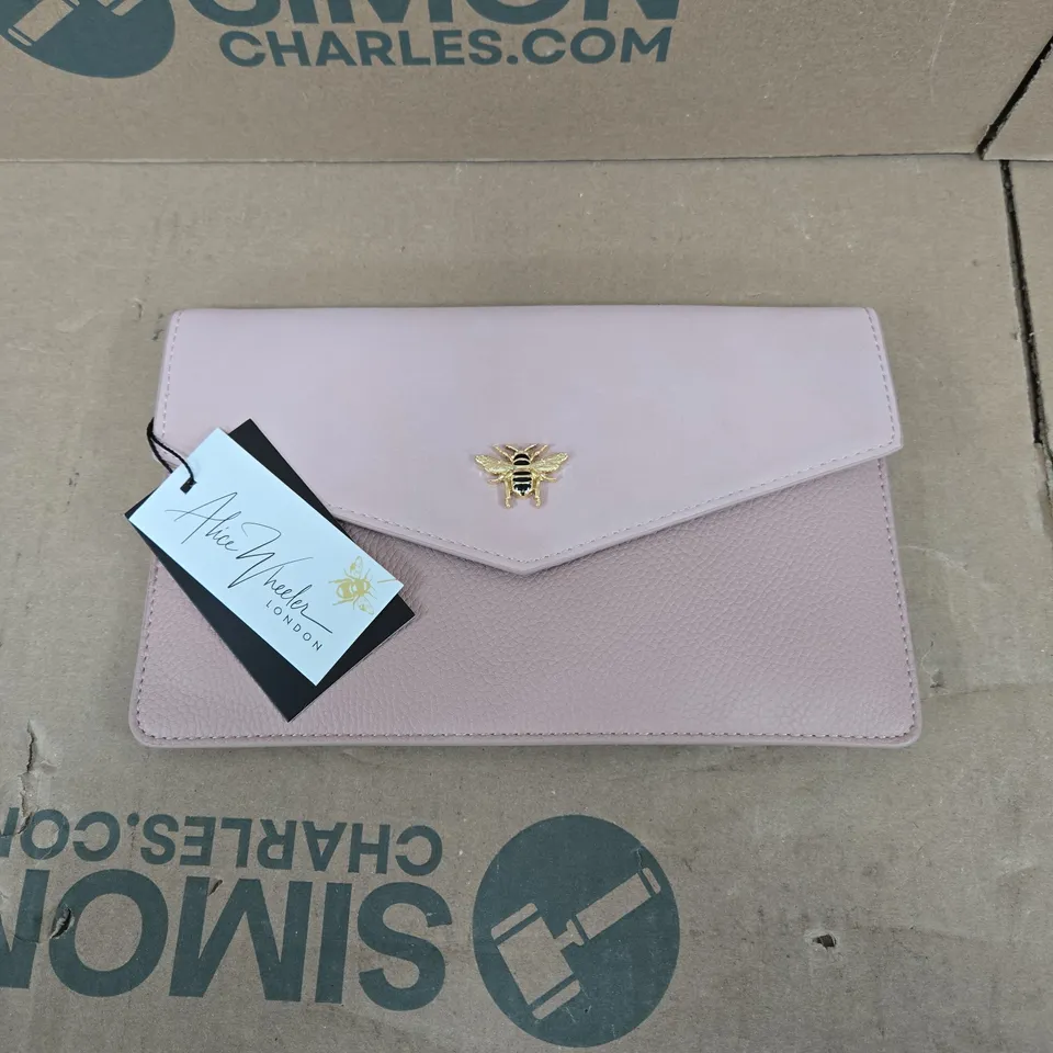 ALICE WHEELER LONDON ENVELOPE CLUTCH WALLET – LAVENDER PINK