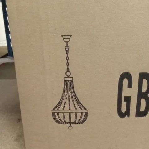 BOXED CADE CHANDELIER LIGHT (1 BOX)