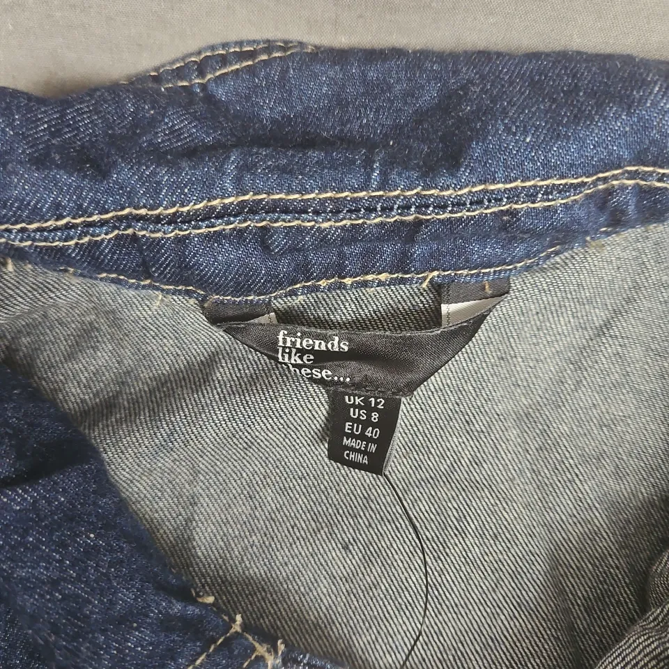 FRIENDS LIKE THESE DENIM SHIRT DRESS – WOMEN'S, UK 12 (US 8, EU 40) – INDIGO