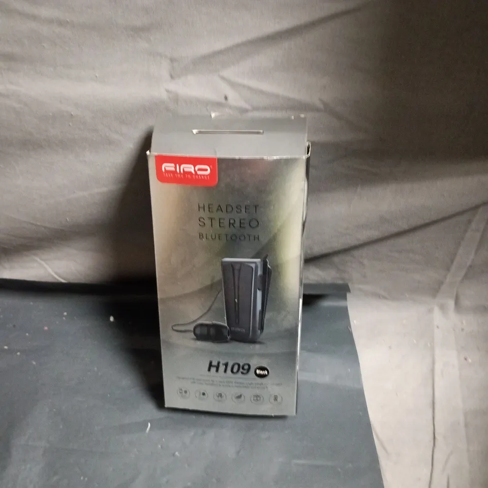 FIRO HEADSET STEREO BLUETOOTH H109 BLACK