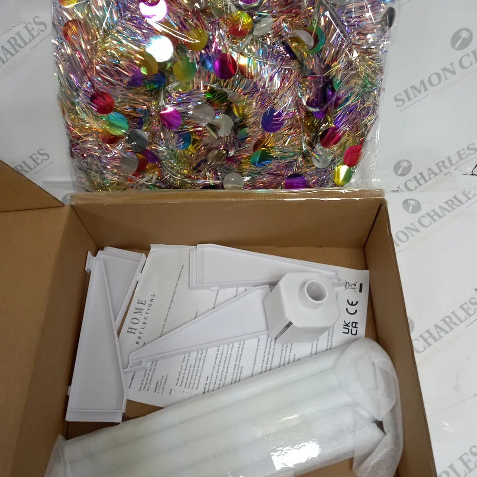 BOXED POP UP 5FT TINSEL TREE 