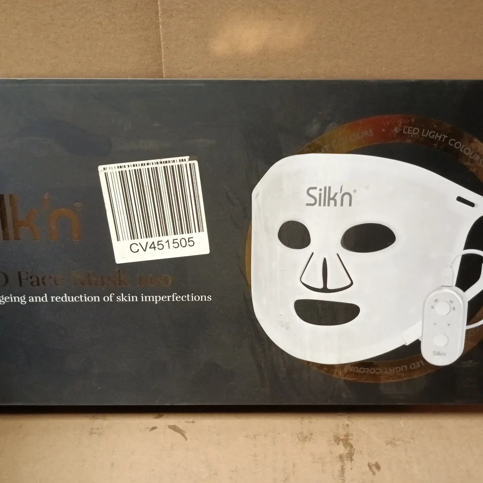 BOXED SILK'N LED FACE MASK 100 ANTI-AGEING DEVICE 