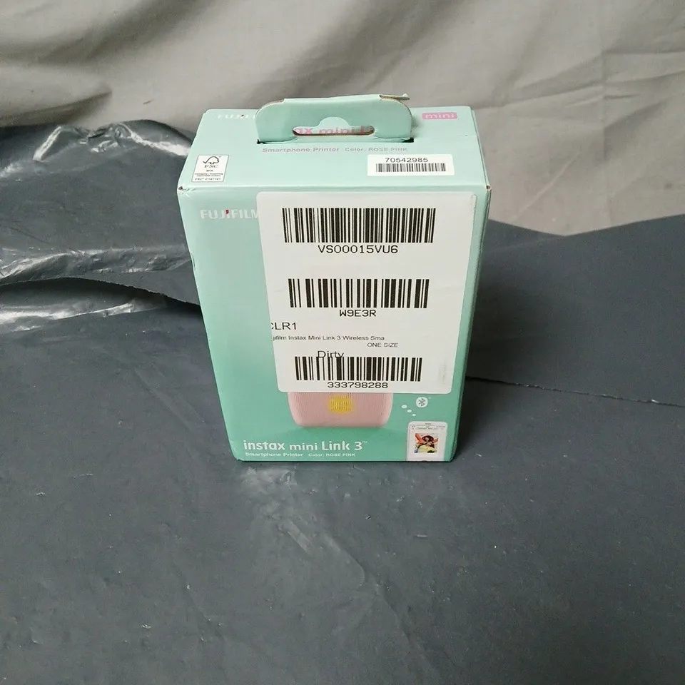 FUJIFILM INSTAX MINI LINK 3 WIRELESS SMARTPHONE PRINTER BOXED