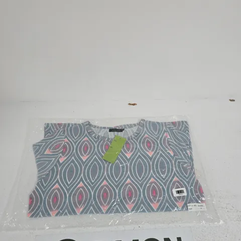 SUGAR CRISP PATTERNED TOP β WOMEN'S CLOTHING, SIZE M