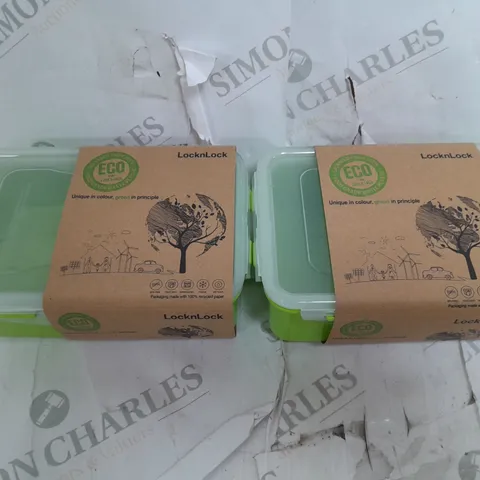LOCKNLOCK ECO FOOD STORAGE CONTAINERS 