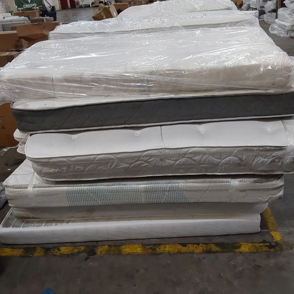 APPROX 7 X ASSORTED MATTRESSES. SIZES, BRANDS AND CONDITIONS VARY