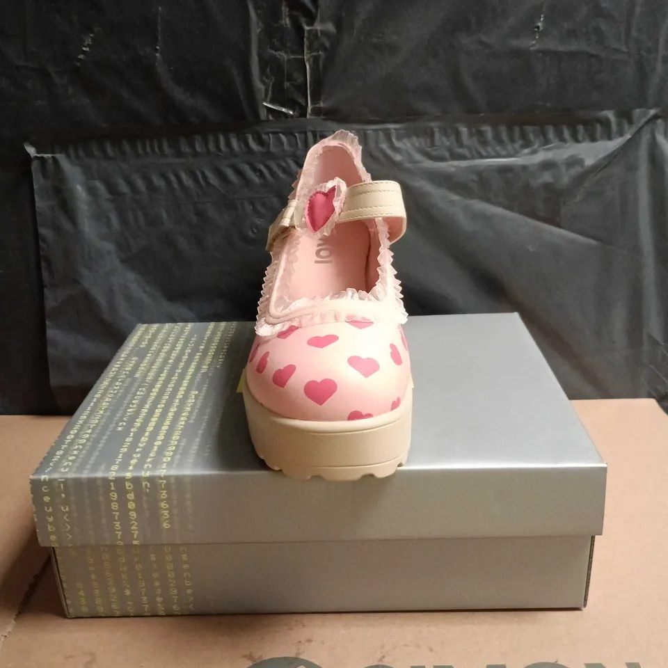 KOI MELANIE SWEETHEART MARY JANE SHOES PINK SIZE 7