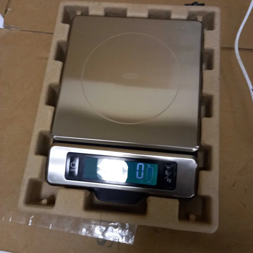 OXO GOOD GRIPS 11 POUND STAINLESS STEEL FOOD SCALE
