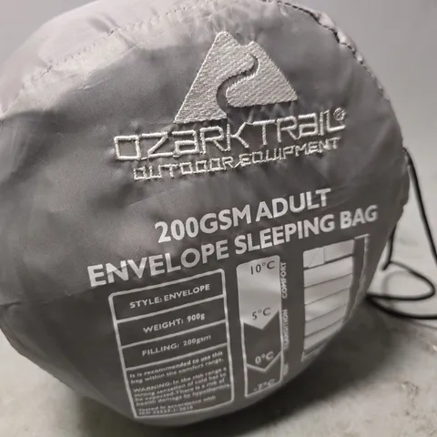 OZARK TRAIL 200GSM ADULT ENVELOPE SLEEPING BAG 