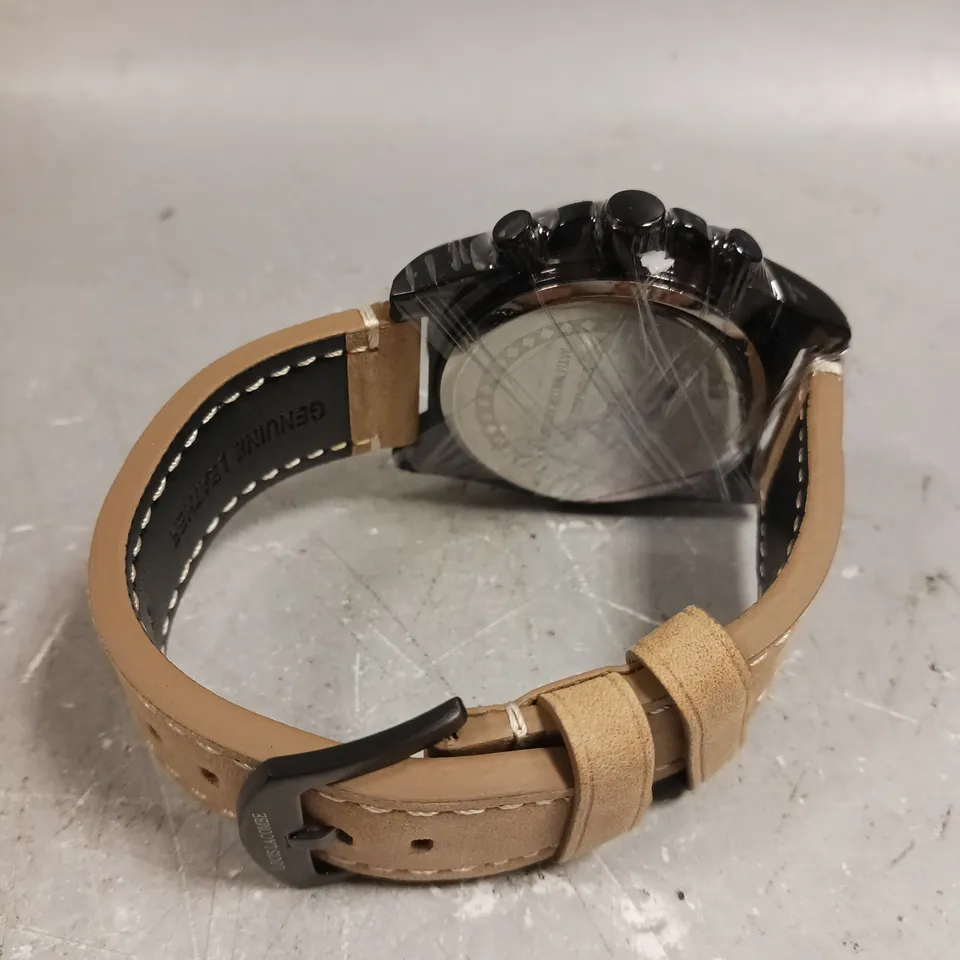 LOUIS LACOMBE CHRONOGRAPH 3 SUB DIAL WATCH 