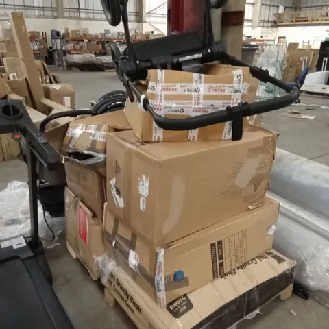 PALLET OF ASSORTED INCOMPLETE DESIGNER PRAMS, ACCESSORIES AND PARTS